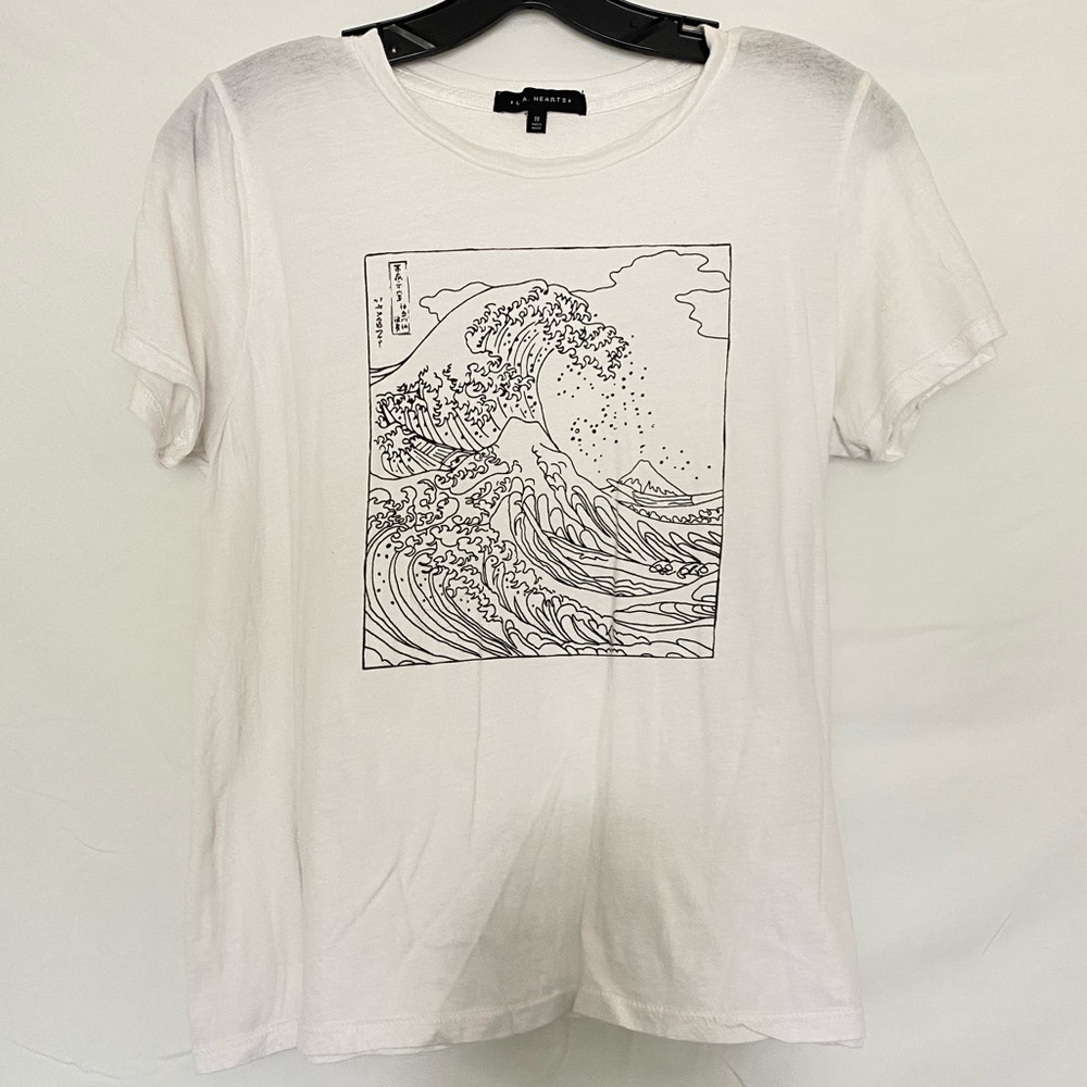 LA Hearts The Great Wave Tee